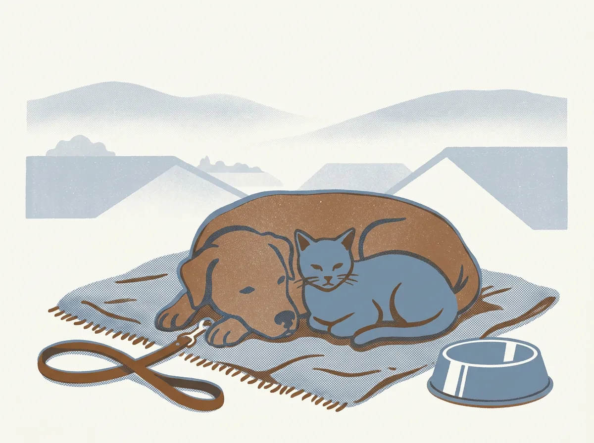 Illustration of animal shelters in Milpitas